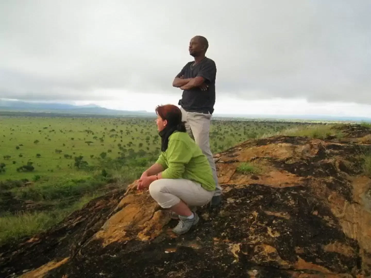 A man travels for hours daily through a drought to provide water for wild animals 7