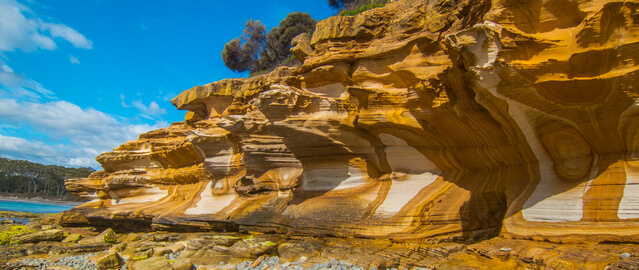 Amazing and famous rock formation around world Painted Cliffs