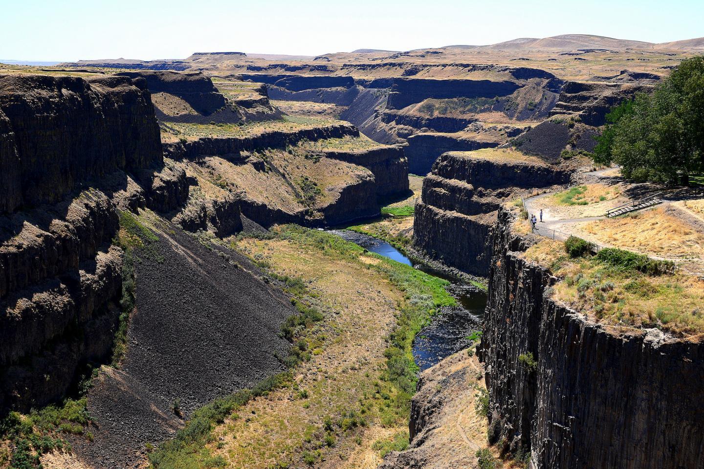Amazing and famous rock formation around world Palouse River