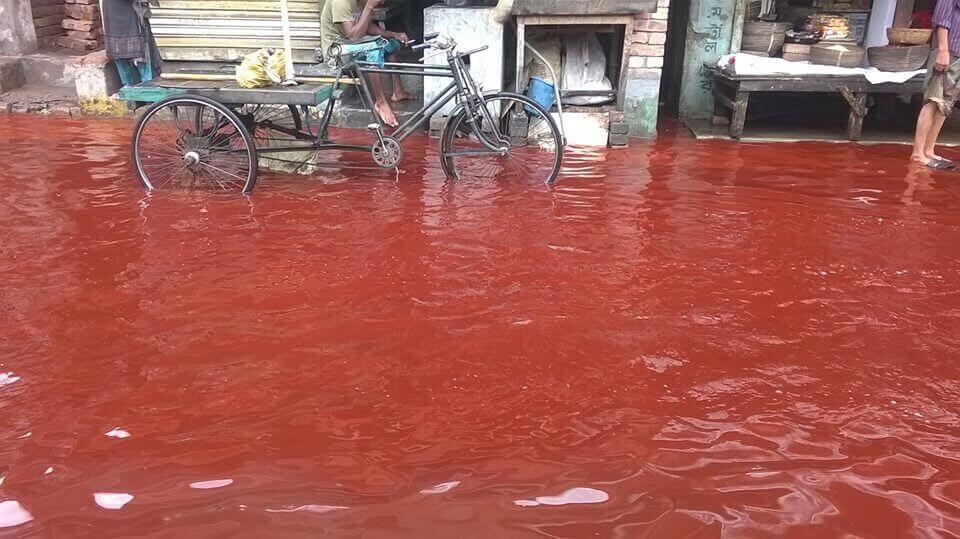 Blood rain India