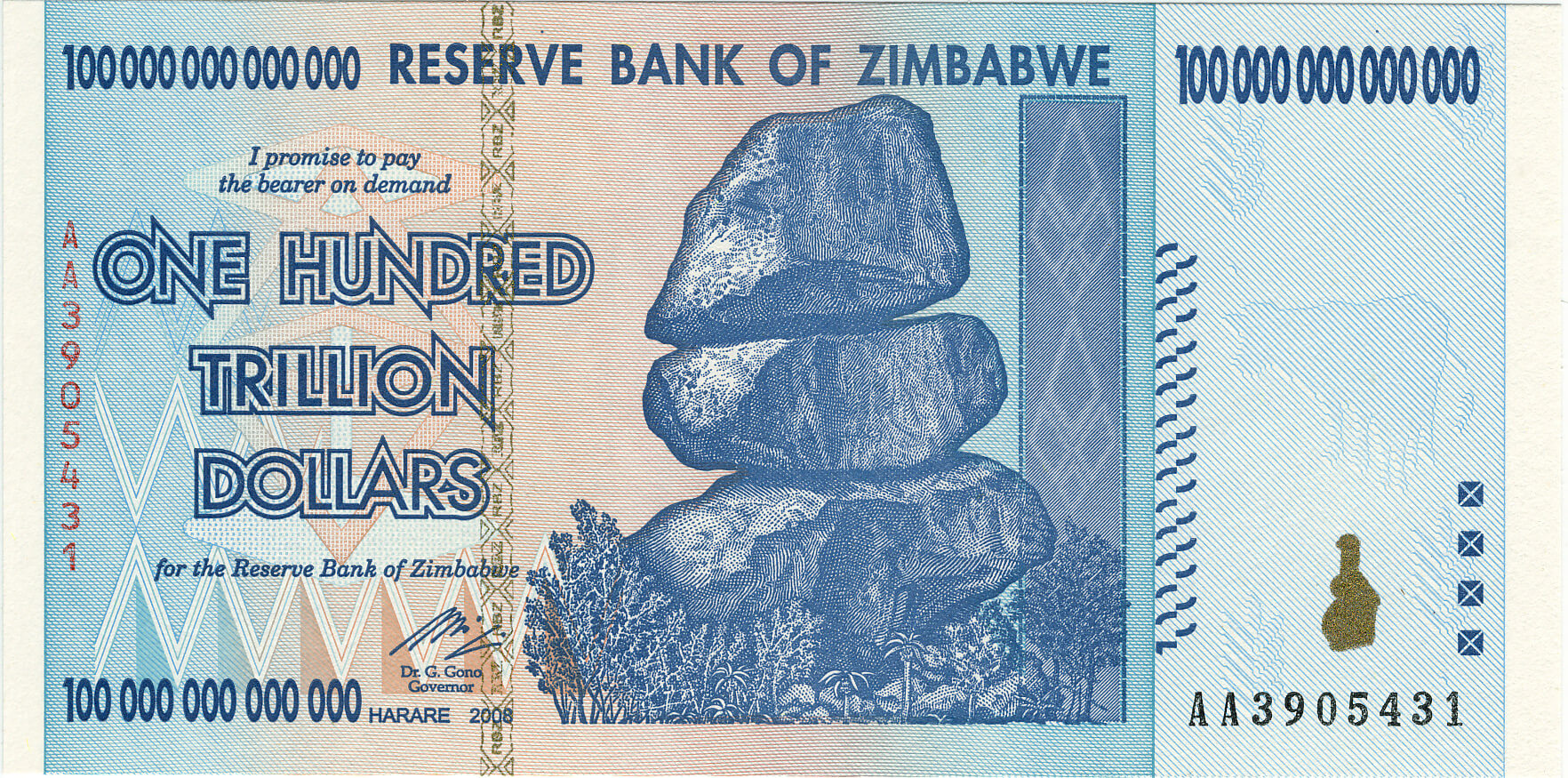 Hyperinflation of the Zimbabwe dollar 2