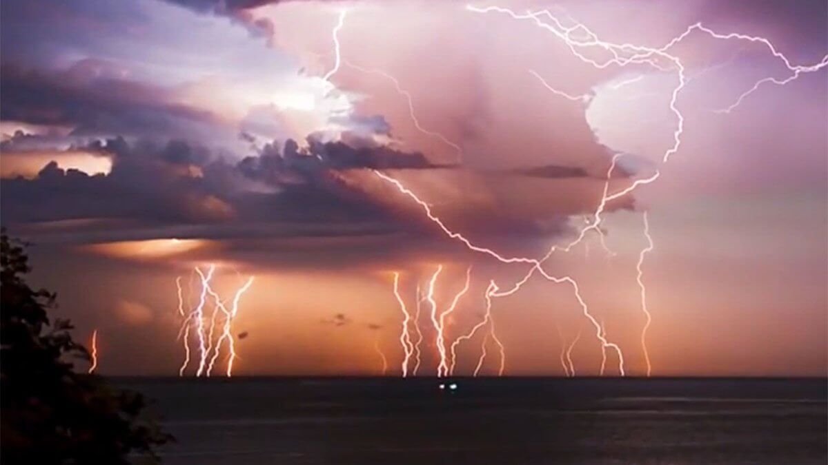 Lightning storm Venezuela