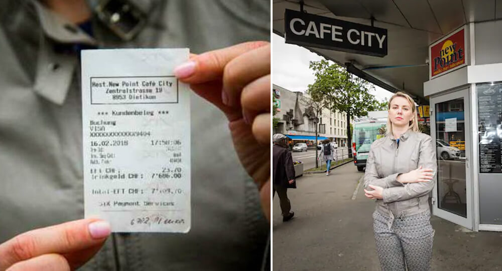 A woman accidentally tipped $7,723 for coffee and some cake and never get the money back