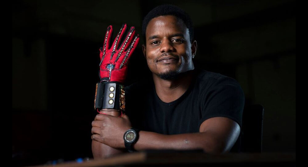 Kenyan Innovator Creates Smart Gloves That Translate Sign Language Into Audible Speech