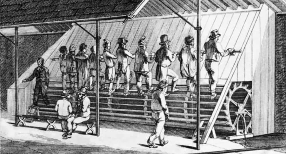History of Treadmill, punishment for prisoners
