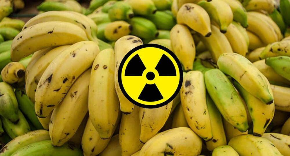 What makes bananas radioactive?