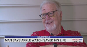 Apple Watch saves a 78 year old man from life threatening fall cover
