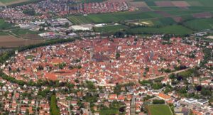 Nordlingen, The Town Inside A Meteorite Crater With Millions Of Meteorite Diamonds
