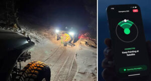 stranded hikers rescued by a life-saving iPhone feature