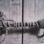 The unbroken seal on King Tutankhamun's tomb until 1922