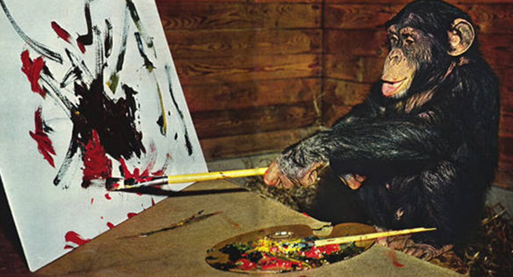 Pierre Brassau: The chimpanzee painter who deceived the avant-garde world